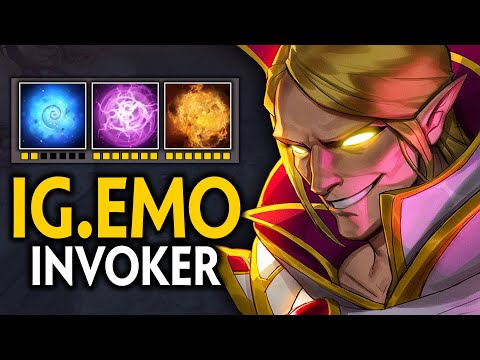 INTENSE 8300MMR GAME!!  Rank 5 IG.Emo Invoker vs Void Spirit Mid | Dota 2 Invoker