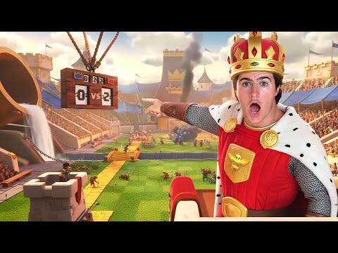 JOGUEI CLASH ROYALE NA VIDA REAL - Natan por Aí