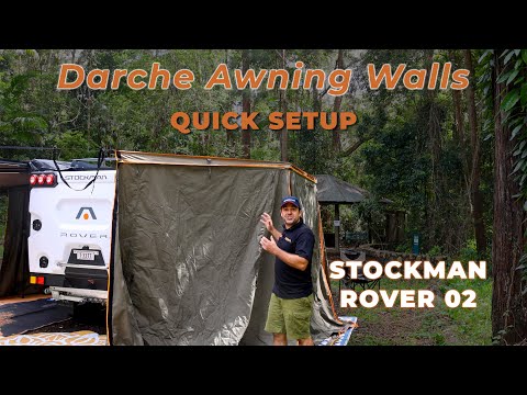 Setting Up the Darche Awning Walls on the Stockman Rover 02 | Easy Guide with SEQ Campers