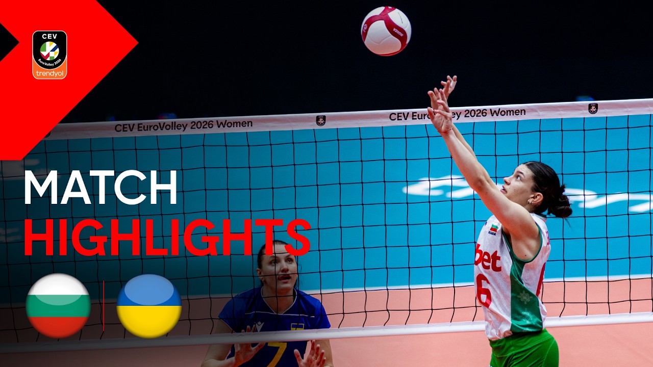 Highlights | BULGARIA vs. UKRAINE | CEV Trendyol Eurovolley 2026 | Women
