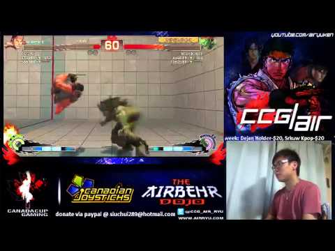 USF4: CCG Air (Ryu) vs Nishikin (Blanka) FT3