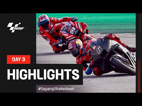 MotoGP2023 セパンシェイクダウンテストのDay3ハイライト動画