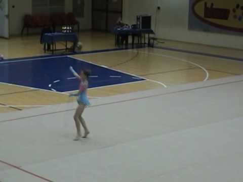 Dana Lisagor - Israel Championship Rhythmic Gymnastics Rope 2010.wmv