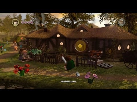 LEGO Lord of the Rings 100% Overworld Guide #6 - Hobbiton (All Collectibles)