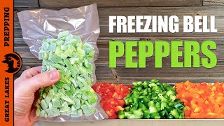 How to Freeze Bell Peppers - Preserving Raw Peppers by Freezing (without blanching)