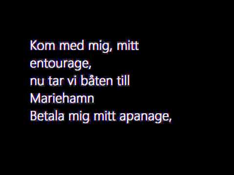 X3M feat. Pandora - Drottningen av Åland (Lyrics)