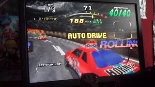 Daytona USA Deluxe (PC, 1997) Gameplay 2 - Three Seven Speedway