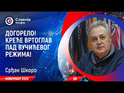 INTERVJU: Srđan Škoro - Vučiću su ovi dani prelomni za opstanak! (12.11.2025)