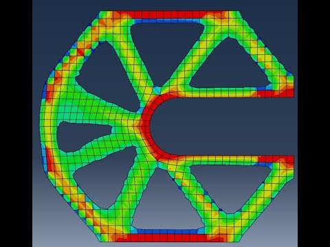 Abaqus Topology Optimization Tutorial: C Clip Example