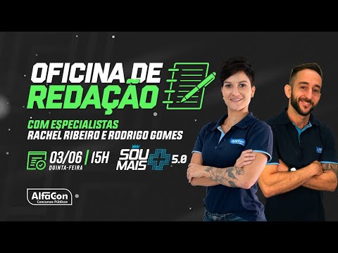 Oficina de Redação com Especialista | AlfaCon | AO VIVO