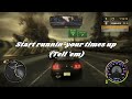 NFS Most Wanted OST Fired Up Hush With Lyrics