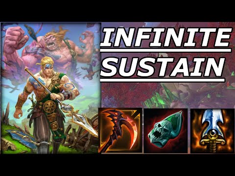 INFINITE SUSTAIN CU CHULAINN VS SPAM LAUGHING CHRONOS - Season 8 Ranked 1v1 Duel - SMITE