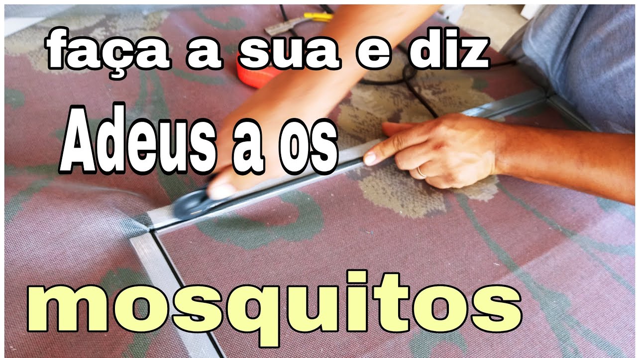 como fazer tela mosquiteiro passo a passo