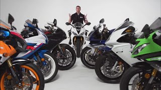 2013-2015 600cc Supersport Mid Weight Shootout! CB