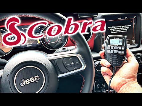 NEW Cobra 75 All Road CB Install Jeep Wrangler