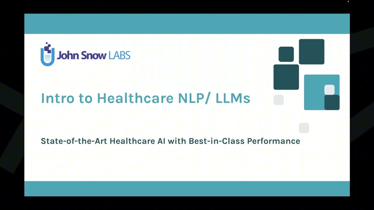 Introduction to Healthcare NLP/LLMs