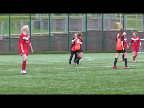 Katie McKnight scores for Douglas Athletic v Ramsey (1-0) 6 July 2016 W Summer League