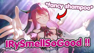 IRyS Gets To Enjoyed A Really Fancy Shampoo (Only Samples Though..)  !! 【IRyS / HololiveEN】