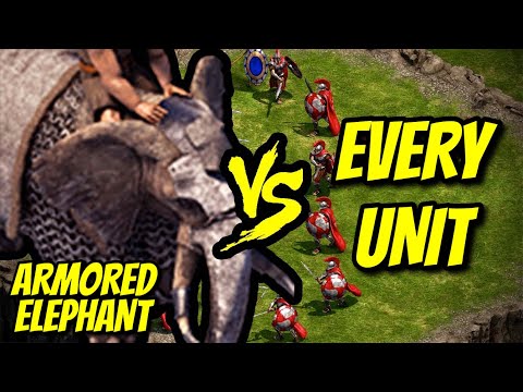ARMORED ELEPHANT vs EVERY UNIT | Age of Empires: Definitive Edition