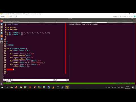 Perl Weekly Challenge - 073 (Task #1: Min Sliding Window)