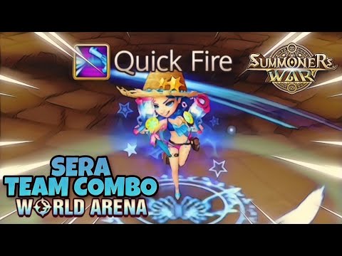 Sera Team Combo in World Arena - Summoners War