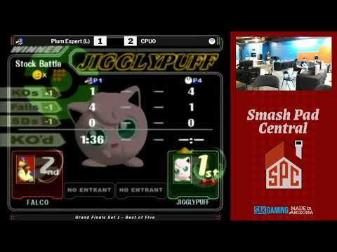 SPC 178 Grand Finals - Plum Expert (Falco) vs CPU0 (Jigglypuff) Part 1