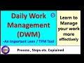 Daily Work Management (DWM) – An important Lean Tool (S)