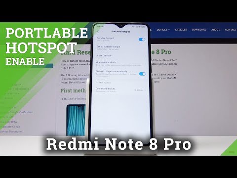 How to Activate Portable Hotspot in XIAOMI Redmi Note 8 Pro - Share Wi-Fi