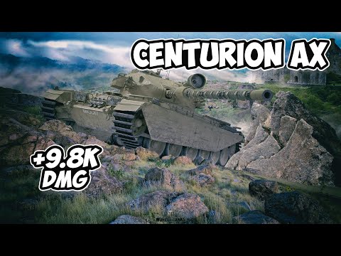 Centurion AX - 6 Frags 9.8K Damage - Аction In Аction! - World Of Tanks