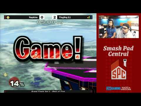 SPC 185 Melee Grand Finals - Napkins (Peach) vs Yingling (Fox/Falco)