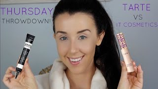 Tarte Shape Tape VS Bye Bye Under Eye Concealer | THURSDAY THROWDOWN!