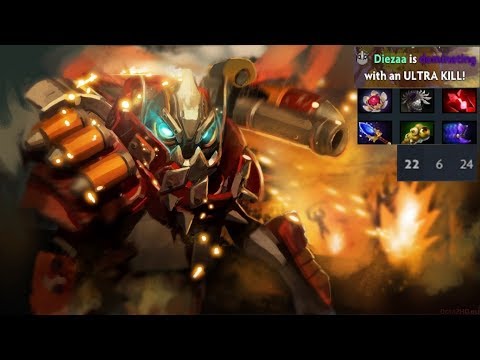ULTRA KILL !! Pro carry clockwerk dota. 22 kill 6 dead