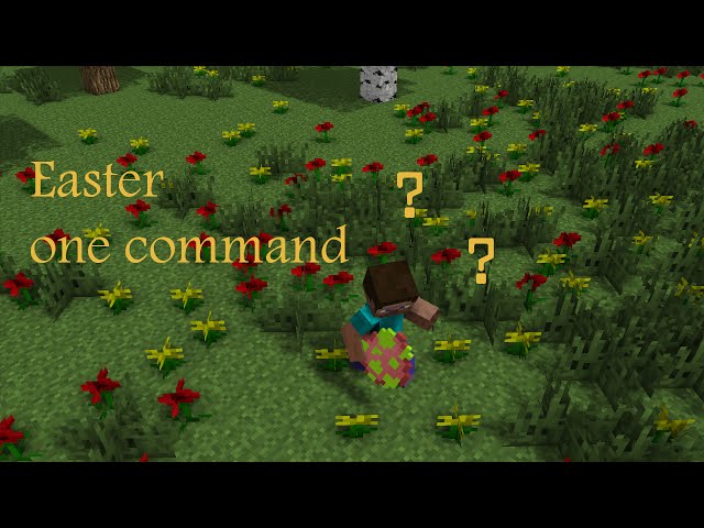 Easter egg in only one command 1.9 Minecraft Map