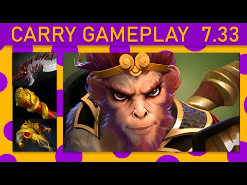 ⭐20+ Kills! New Patch Monkey King Carry Gameplay - Dota 2 Top MMR