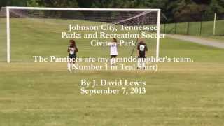 preview picture of video 'Soccer at Civitan Park with Panthers and Grace Dixon'