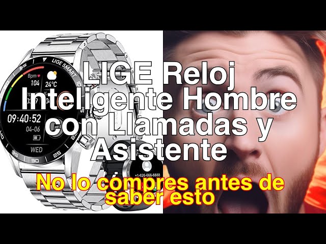 Vídeo relacionado con Reloj Inteligente Hombre, 1.43"AMOLED con Llamadas Bluetooth, 3 Correas, IP68, Monitor de Frecuencia Cardíaca/Sueño, 120+ Modos Deportivos, Reloj Deportivo para Compatible con Android e iOS, Negro
