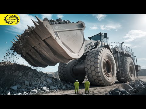 How a Wheel Loader Excavator Transforms Mining Operations | Unbelievable Power in Action!