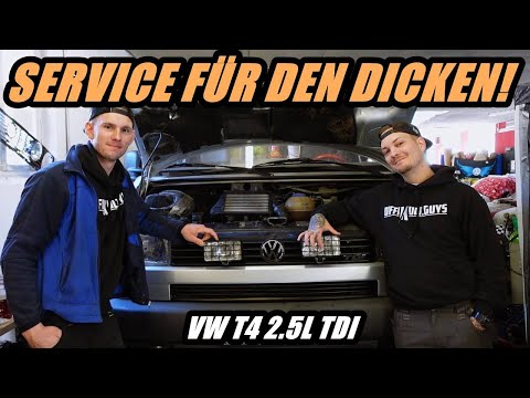 SERVICE VW T4 2.5L TDI - ANTON FÄHRT IN URLAUB