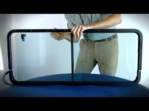 Rear Rubber Window Channel Install - Step 4 - Land Rover Defender