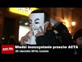 Wideo1: Modzi leszczynianie przeciw ACTA