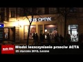 Wideo: Modzi leszczynianie przeciw ACTA