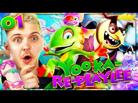 Let's Play Yooka-Replaylee #01 🦎🦇 The best 3D platformer of recent years?