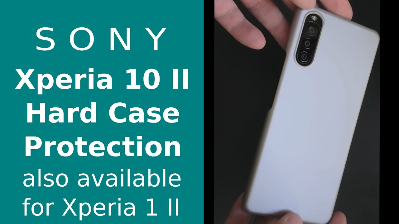 Xperia 10 II Hard Case Silver - also available for Xperia 1 II