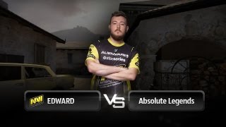 Edward vs Absolute Legends de dust2 se @ RaidCall EMS One Summer 2013 Cup #2