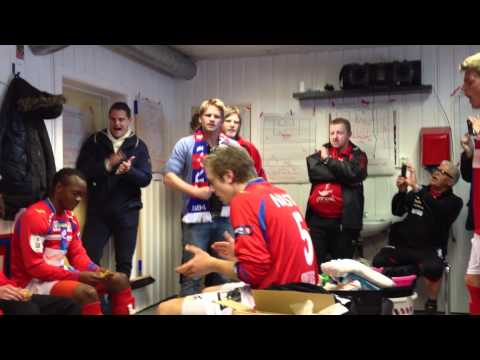 Lilleheie-peptalk og jubel mot Grorud