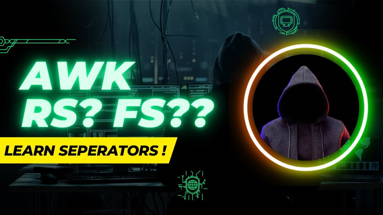Linux AWK |  RS(Record Separator), FS(Field Separator) explanations - [2 min demo]