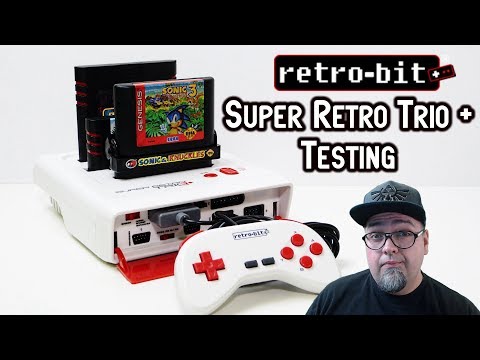 Retro-Bit Super Retro Trio + Plus Testing HD SNES Genesis & NES