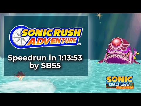 Sonic Rush Adventure by Speedbreaker55 in 1:13:53 - Sonic and the Glitchless Gauntlet