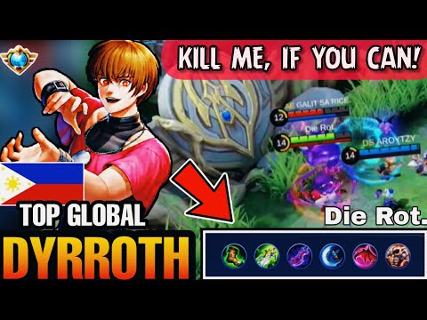 DYRROTH! OROCHI CHRIS | TOP GLOBAL RANKED GAMEPLAY BEST BUILD IN 2021 ~ Die Rot. [ MOBILE LEGENDS ]