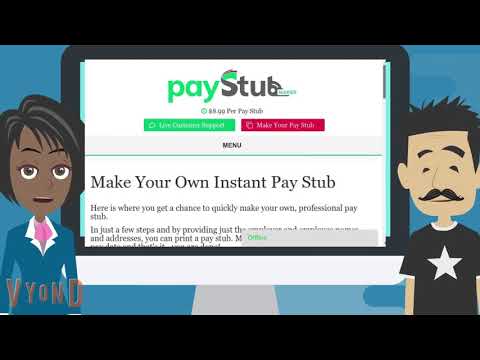 Check Stub Generator